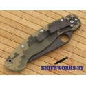 Spyderco Military CAMO черный клинок