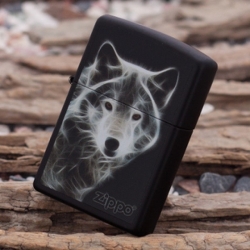 Zippo white Wolf