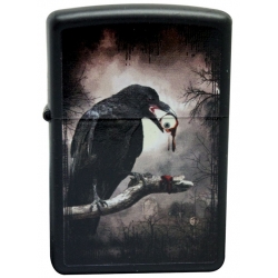 Zippo Goth-Raven eyeball
