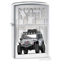 Zippo Jeep Car, Polish Chrome