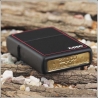 Zippo Black Matte with border