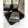 Zippo Z Flame Logo Emblem, Brushed Chrome