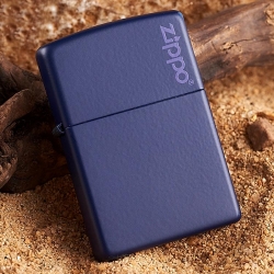 Zippo CLASSIC navy matte with zippo