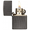 Zippo Cross Wave Ridge, Armor Black Ice