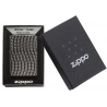 Zippo Cross Wave Ridge, Armor Black Ice