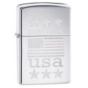 Zippo Made in USA With Flag