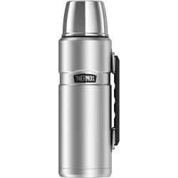 Thermos® Stainless King™ Beverage Bottle – 40 Oz. Silver