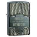 Zippo Armor Harley-Davidson Deep Carved, Black Ice