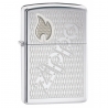 Zippo Engraved Zippo Logo - Black Ice