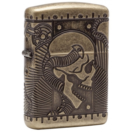 Zippo Armor Multicut Steampunk - Antique Brass