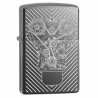 Zippo Engraved Motor - Black Ice