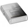 Zippo Satin Chrome w/ Herringbone Design