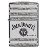 Zippo Jack Daniels Deep Carved Armor High Polish Chrome