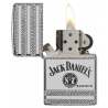 Zippo Jack Daniels Deep Carved Armor High Polish Chrome