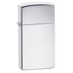Zippo Lighter Slim High Polish Chrome