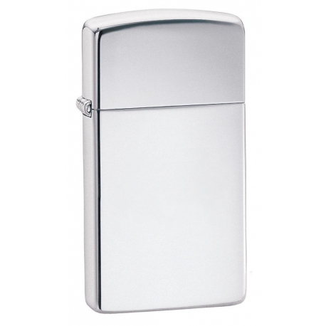Zippo Lighter Slim High Polish Chrome