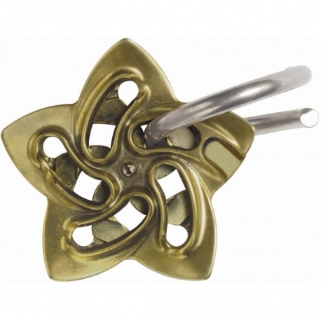HELIX Hanayama Cast Metal Brain Teaser Puzzle (Level 5)