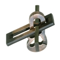 VIOLIN Hanayama Cast Metal Brain Teaser Puzzle (Level 3)