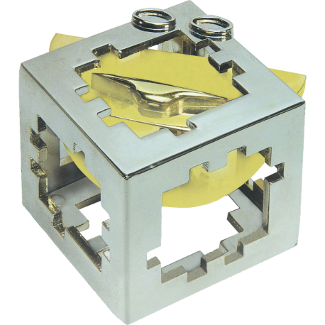 CUBY Hanayama Cast Metal Brain Teaser Puzzle (Level 3)