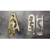 KEYHOLE Hanayama Cast Metal Brain Teaser Puzzle (Level 4)