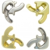 SQUARE Hanayama Cast Metal Brain Teaser Puzzle (Level 6)