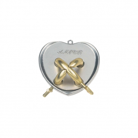 AMOUR Hanayama Cast Metal Brain Teaser Puzzle (Level 5)