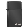 Zippo Slim® High Polish Black Logo