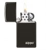 Zippo Slim® High Polish Black Logo