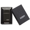 Zippo Slim® High Polish Black Logo
