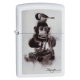 Zippo "Spazuk-Monkey With a Bird" White Matte