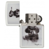 Zippo "Spazuk-Monkey With a Bird" White Matte