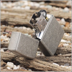 Zippo Antique Silver Plate
