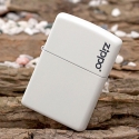Zippo White Matte with Zippo Logo