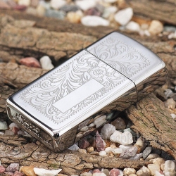 Zippo Venetian High Polish Chrome