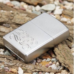 Zippo Scroll Satin