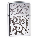 Zippo High Polish Chrome Filigree