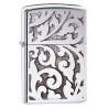 Zippo High Polish Chrome Filigree