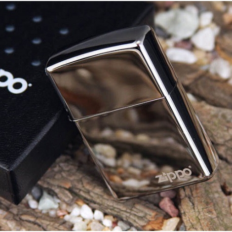 Zippo Black Ice with Zippo Logo